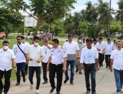 Kadispora Tinjau Persiapan  Pembangunan Area Sport Center Untia