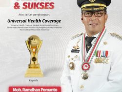 Makassar Raih Penghargaan Universal Health Coverage dari Wakil Presiden Ma’ruf Amin