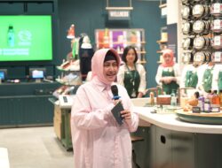 Indira Yusuf Ismail Apresiasi The Body Shop Usung Gerai Berkonsep Daur Ulang