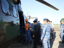 Peringati Hari Bakti TNI AU ke-76, Danny Pomanto Terbang Naik Helikopter ke Jeneponto