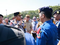 Pj Gubernur, Kapolda Sulsel Dan Walikota Makassar Kompak Gelar Pasukan Mantap Brata Menuju Pemilu Damai