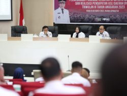 Monitoring Evaluasi Pelaksanaan Program APBD dan Realisasi PAD, Fatmawati Rusdi Tekankan Akselerasi Percepatan