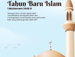 Disperkim Kota Makassar Ucapkan Selamat Tahun Baru Islam 1446 Hijriah