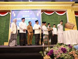 Pj Sekda Makassar Irwan Adnan Dampingi Sekprov Sulsel Jufri Rahman Buka Expo Santri 2024