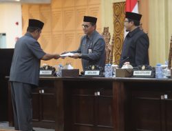 PJ Sekda Kota Makassar Hadiri Rapat Paripurna Tentang Pemandangan Umum Fraksi