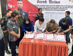 Pj Sekda Irwan Adnan Saksikan Serah Terima PSU Senilai Rp232 Miliar kepada Pemkot Makassar