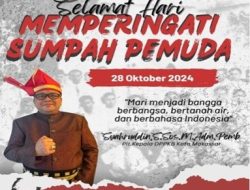 Momentum Hari Sumpah Pemuda, Plt Kepala DPPKB Kota Makassar Harapkan Pemuda Harus Menjadi Pelopor Dalam Menciptakan Lingkungan Yang Lebih Sehat Dan Harmonis