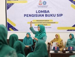 Ketua TP PKK Kota Makassar Apresiasi Antusias Kader PKK dalam Lomba Pengisian Buku SIP 2025