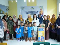 Tingkatkan Kualitas Pendidikan Anak Usia Dini, Melinda Aksa Beri Bantuan APE dan Rehab Bangunan Sekolah